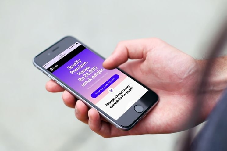 Berlangganan Spotify Pelajar