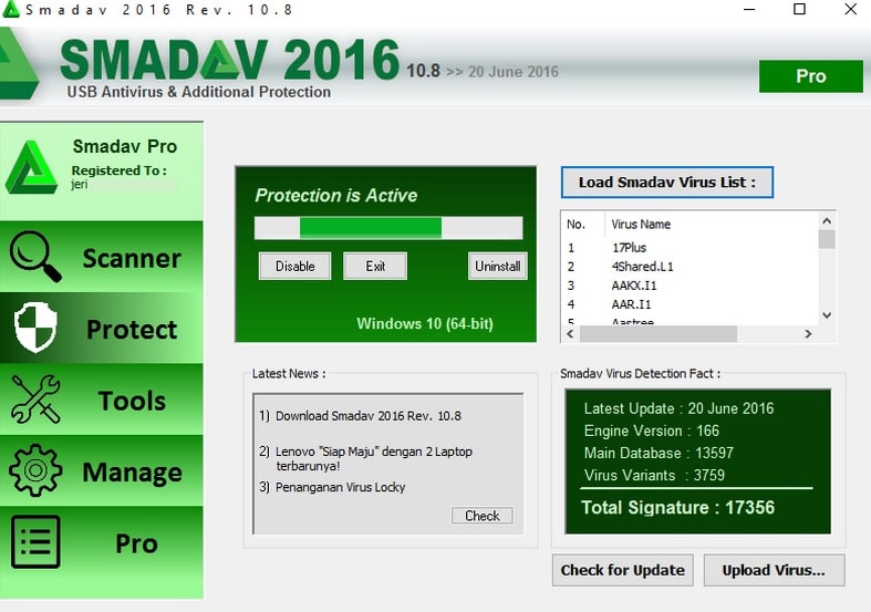 Instal Antivirus Smadav